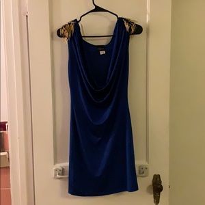 Spike blue dress